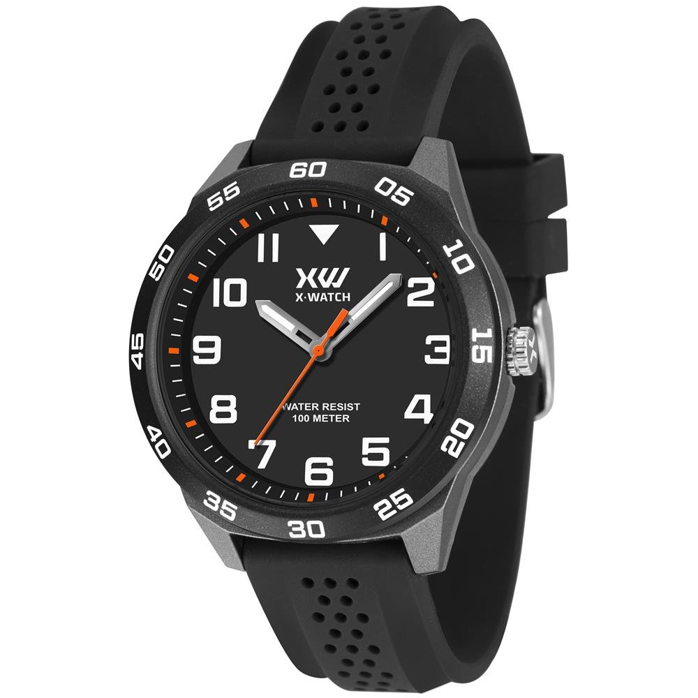 Relógio X-Watch Masculino Ref: Xmpp1088 P2px Esportivo Analógico Preto 1