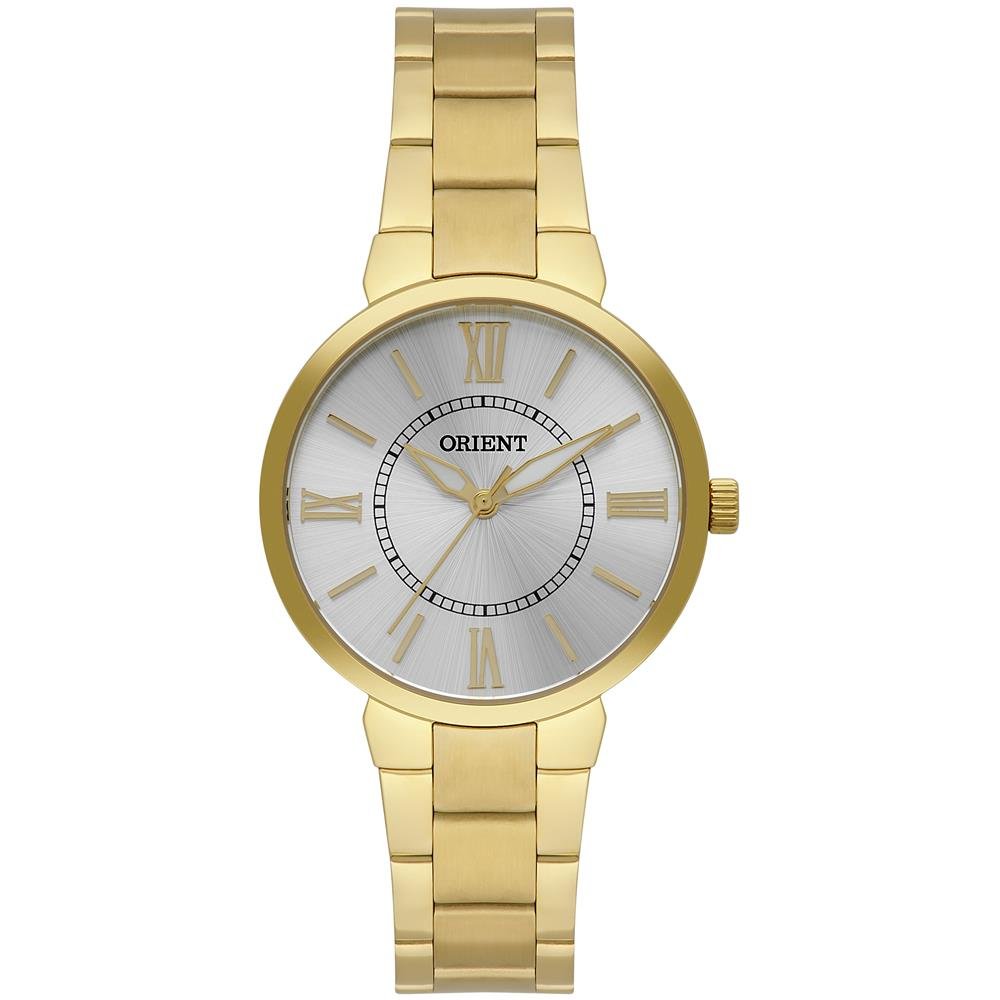 Relógio Orient Feminino Ref: Fgss0222 S3kx Casual Dourado Dourado 1