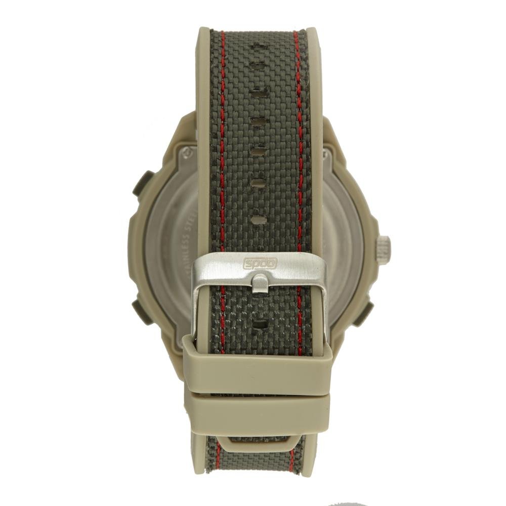 Relógio Speedo Masculino Ref: 15104g0evnv4 Esportivo Anadigi Cáqui Bege 2