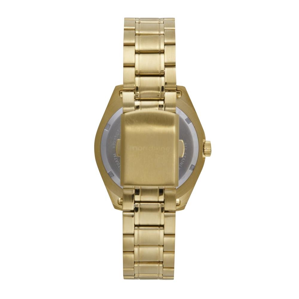 Relogio Mondaine Masculino Ref: 32735gpmvda3 Casual Aço Dourado Dourado 2