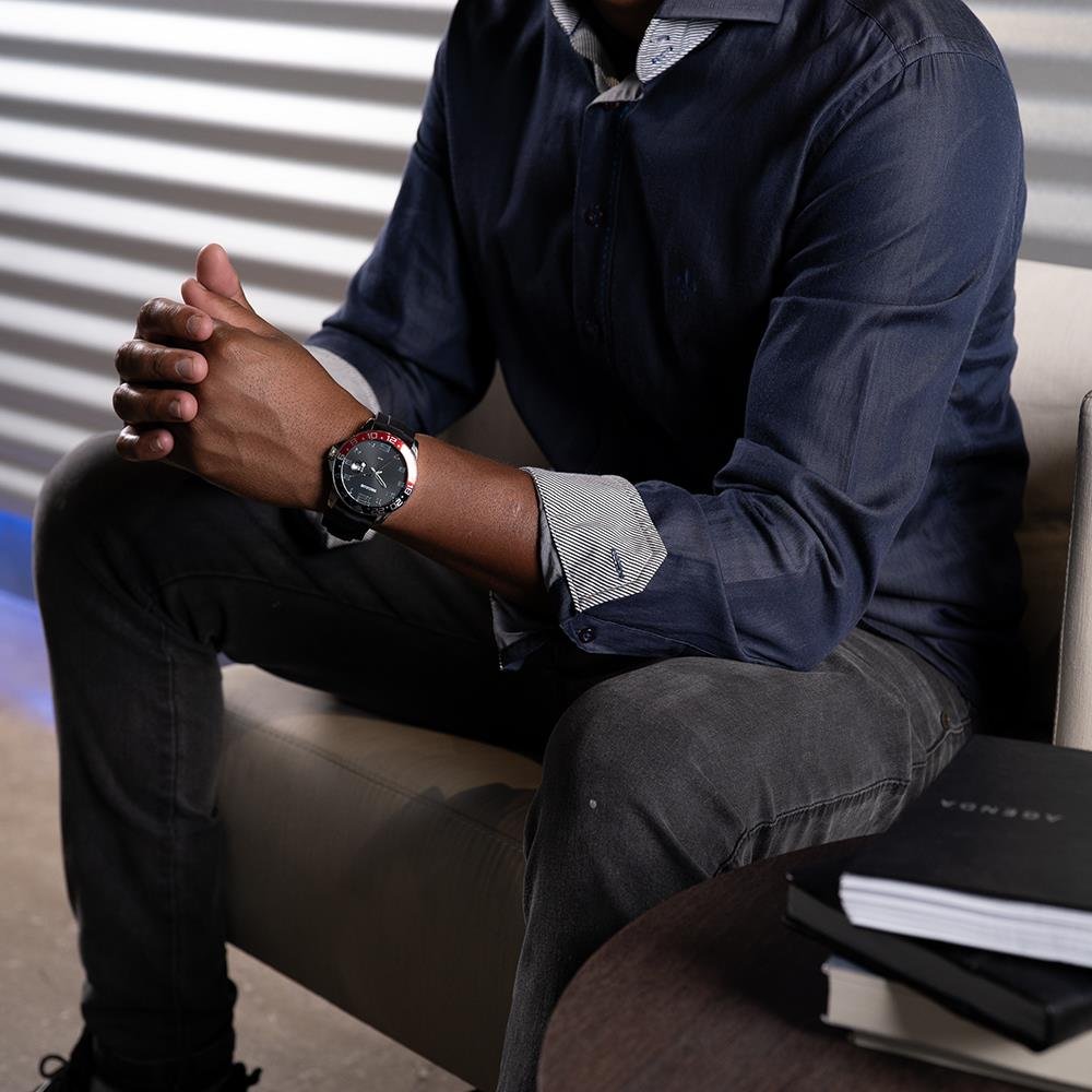 Relógio Seculus Masculino Ref: 44222g0svnu1 Esportivo Prateado Prata 4