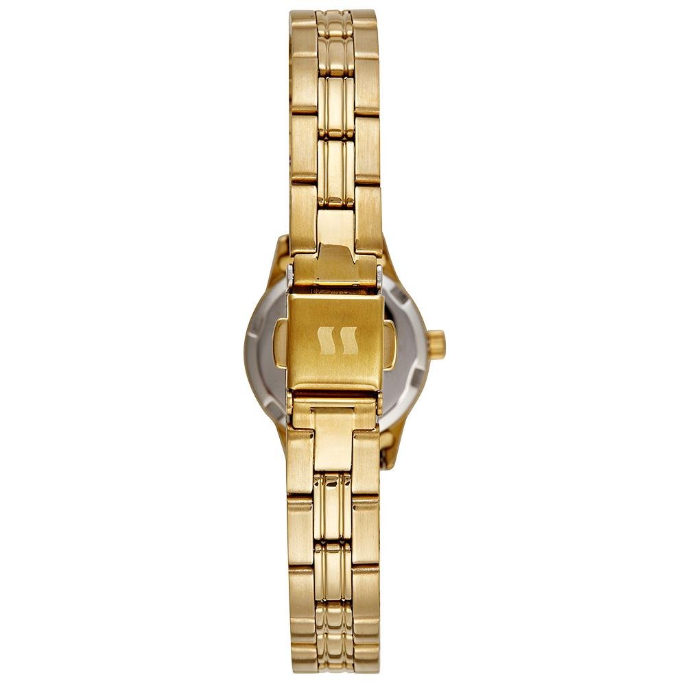Relógio Seculus Feminino Ref: 44196lpsvda2 Clássico Aço Dourado Dourado 2