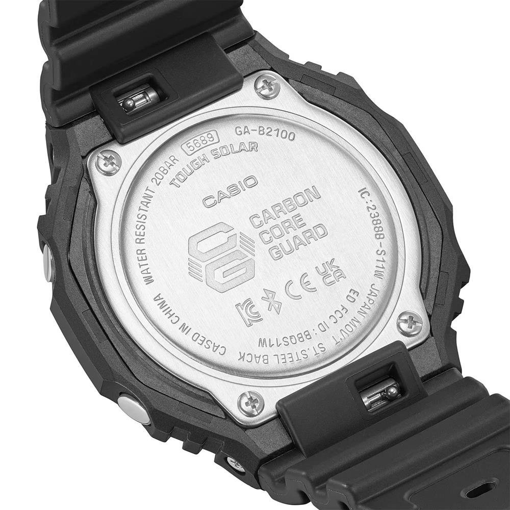 Relógio Casio Masculino Ref: Ga-2100-1adr G-Shock Anadigi Preto