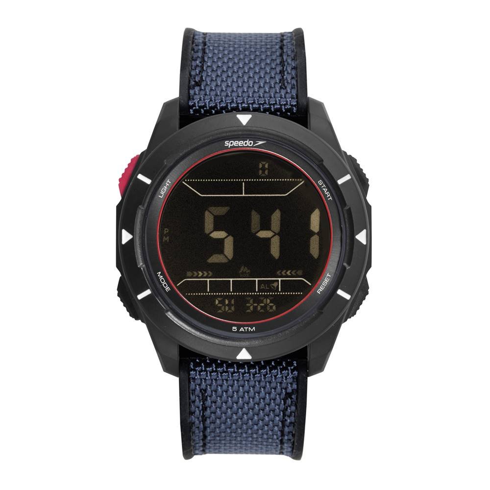 Relógio Speedo Masculino Ref: 15111g0evnv3 Pedômetro Digital Azul 1