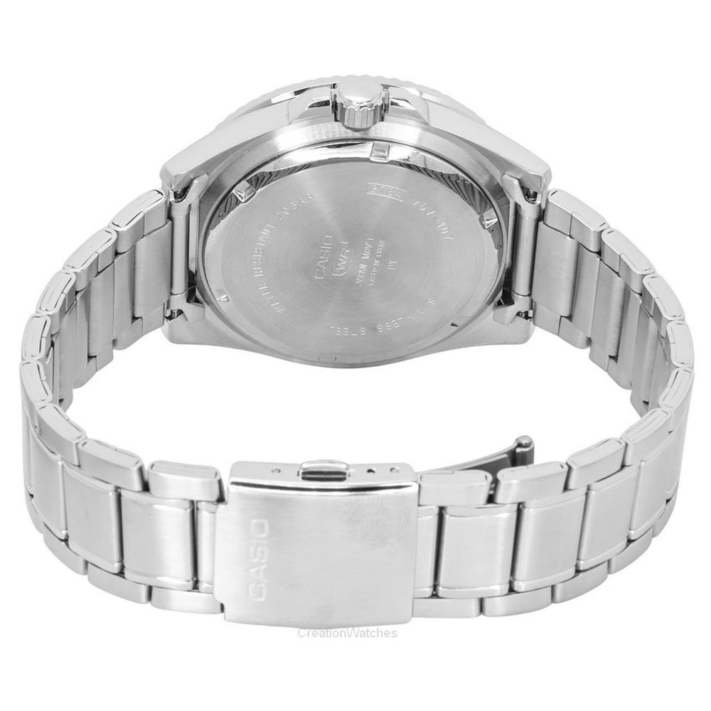 Relógio Casio Masculino Ref: Mdv-107d-1a3vdf Duro Diver Prateado Prata 2