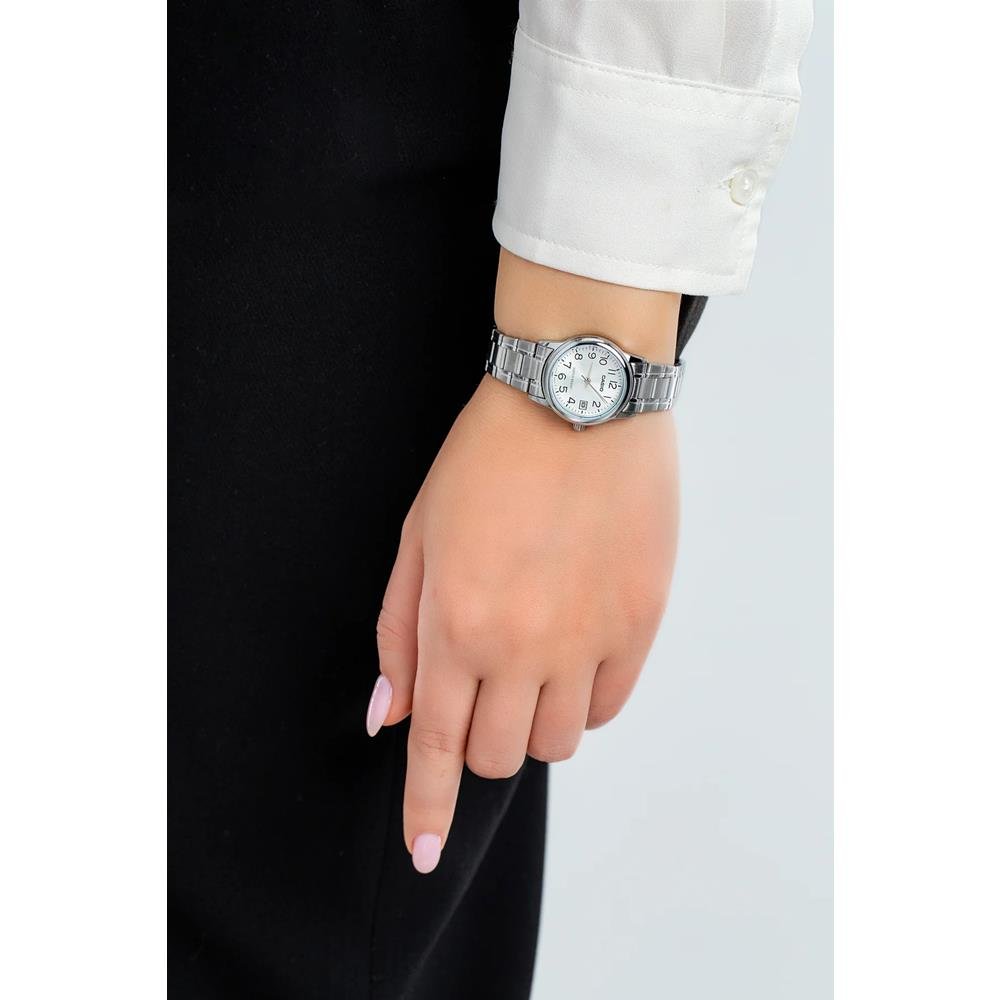 Relógio Casio Feminino Ref: Ltp-V002d-7budf Clássico Prateado Prata 4