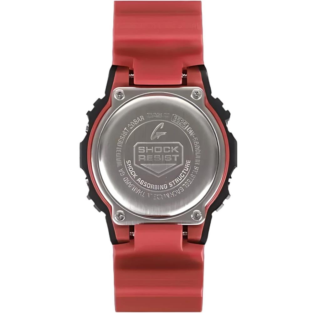 Relógio Casio Masculino Ref: Dw-5600uhr-1dr G-Shock Black/Red Preto 3