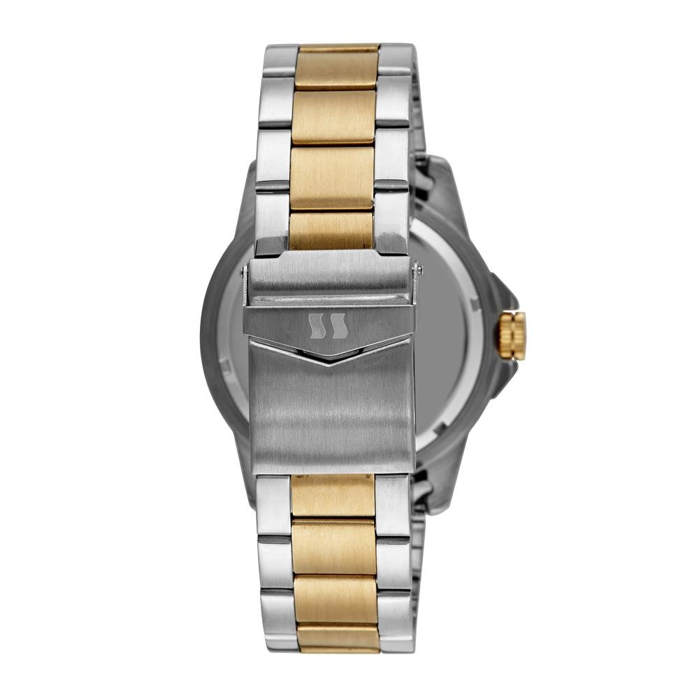 Relógio Seculus Masculino Ref: 44211gpsvba4 Esportivo Bicolor Multicores 2