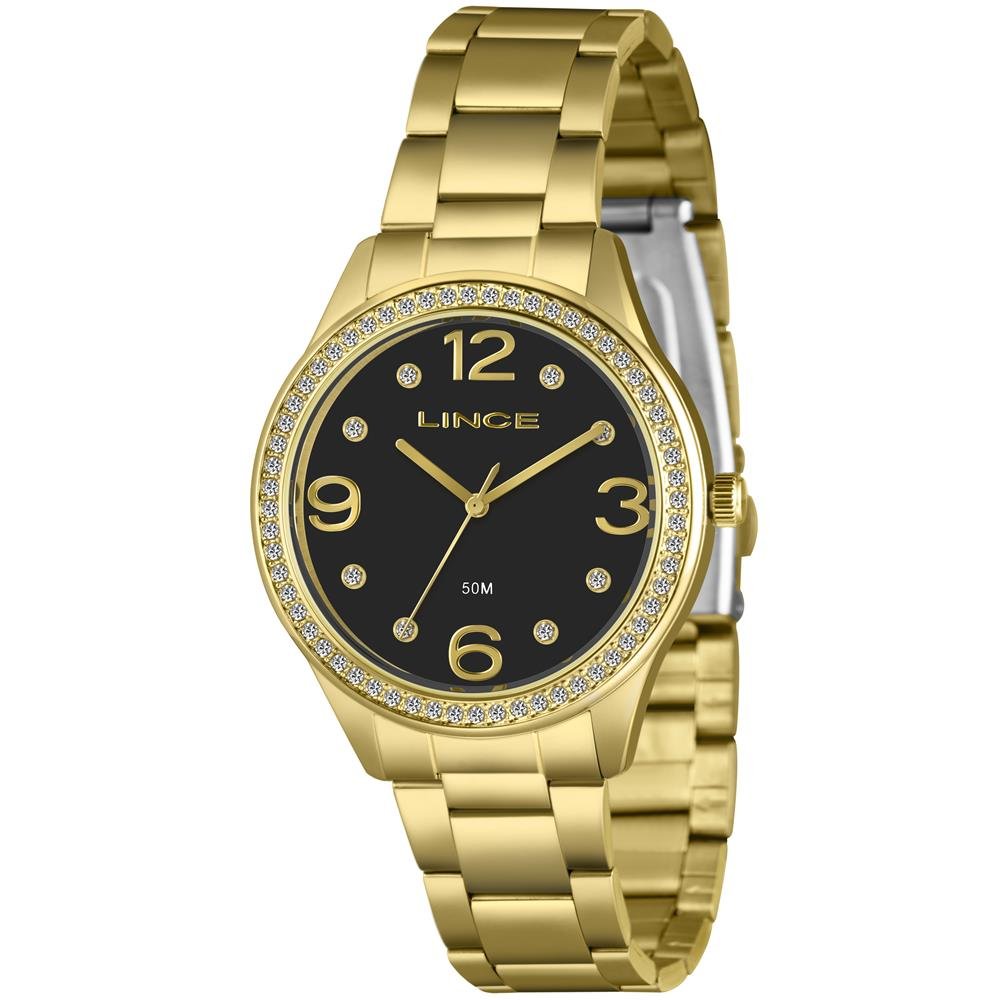 Relógio Lince Feminino Ref: Lrgj172l38 P2kx Casual Dourado Dourado 1