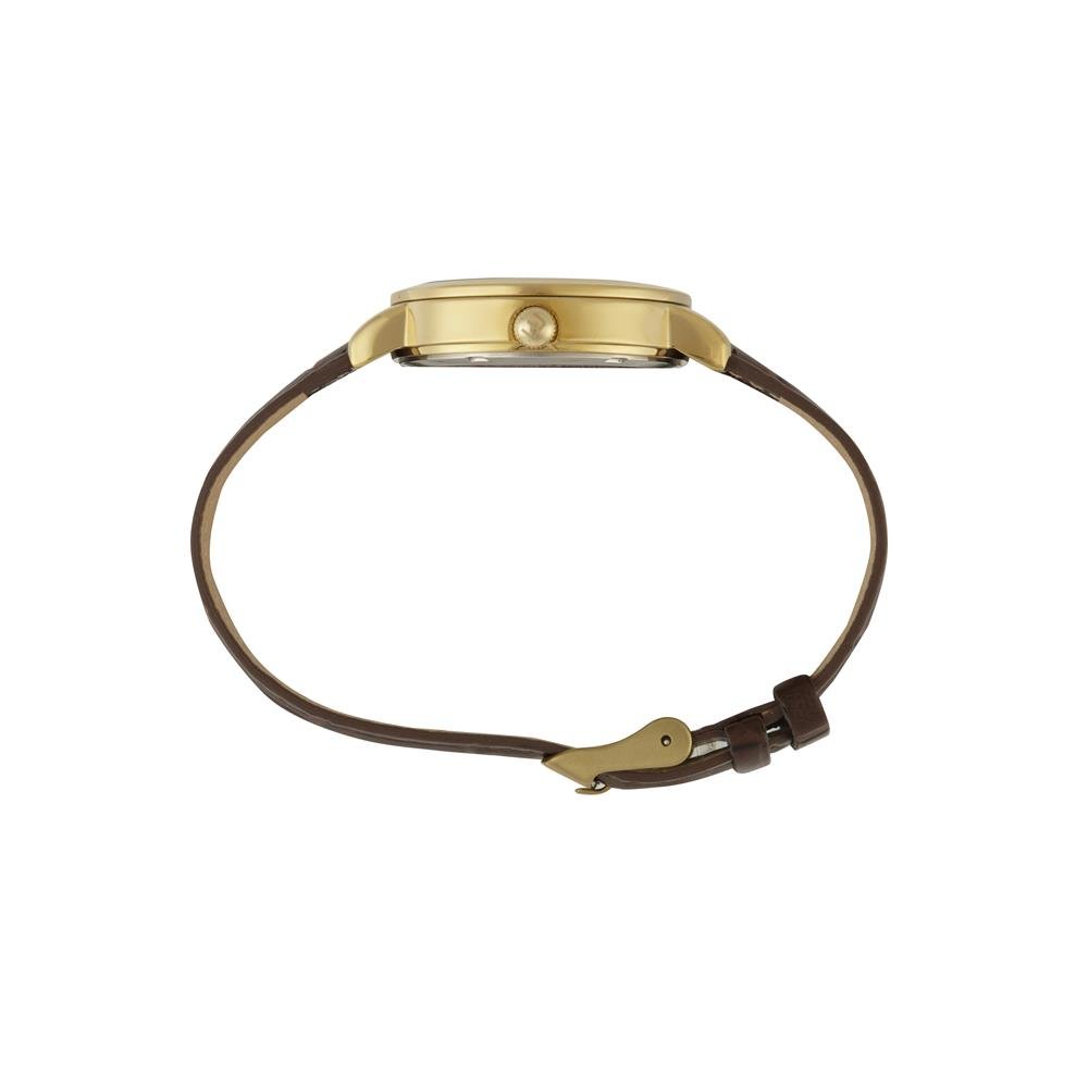 Relogio Mondaine Feminino Ref: 99757lpmvdh3 Casual Dourado Marrom 3