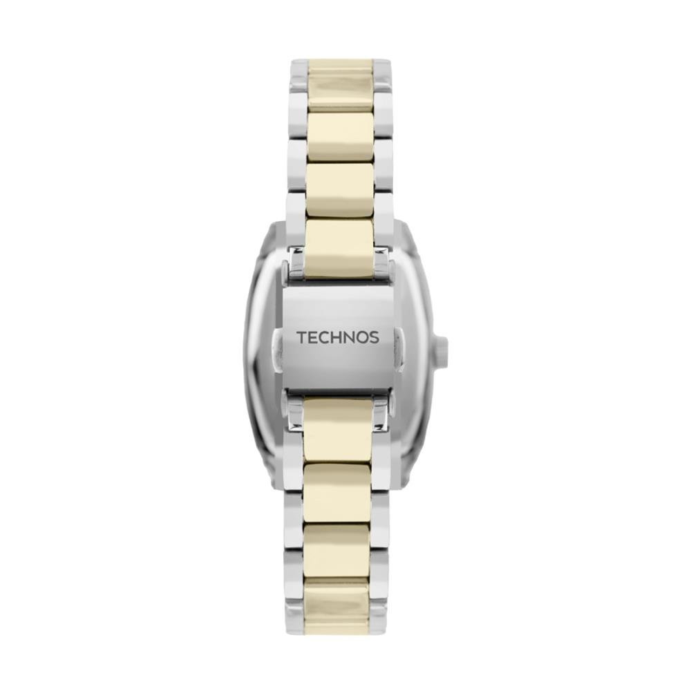 Relógio Technos Feminino Ref: 2035naq/1k Retangular Bicolor Multicores 2