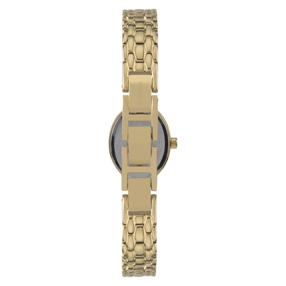 Relógio Technos Feminino Ref: 2035nag/1p Bracelete Oval Dourado Dourado 3