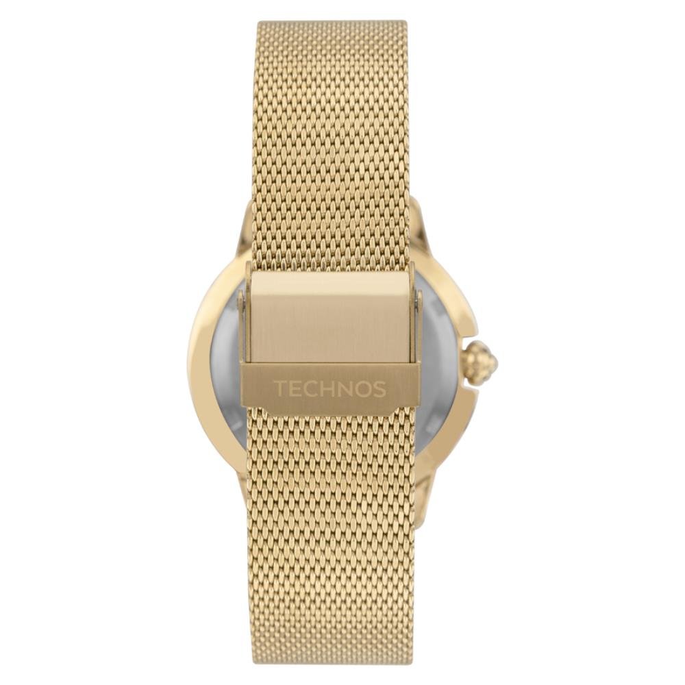 Relógio Technos Feminino Ref: 2036mtp/1d Fashion Mesh Dourado Dourado 2