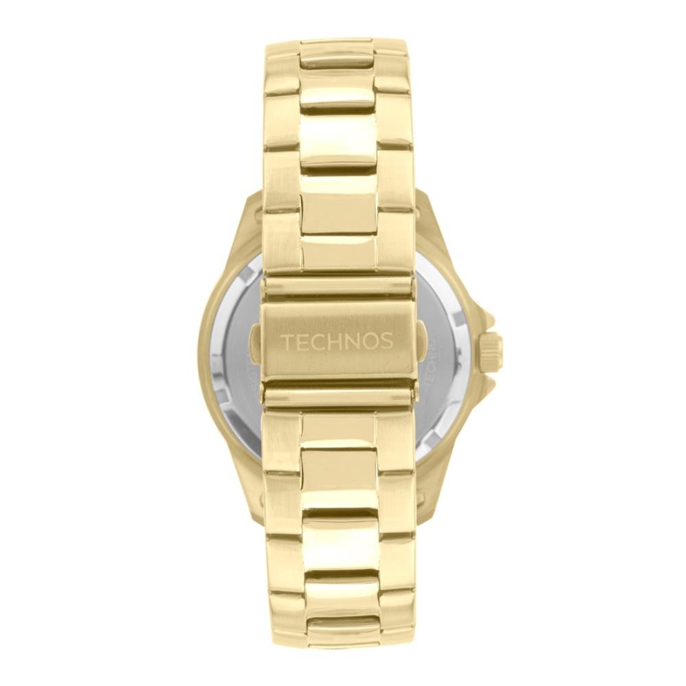 Relógio Technos Masculino Ref: 2415dw/1a Acqua Diver Dourado Dourado 3