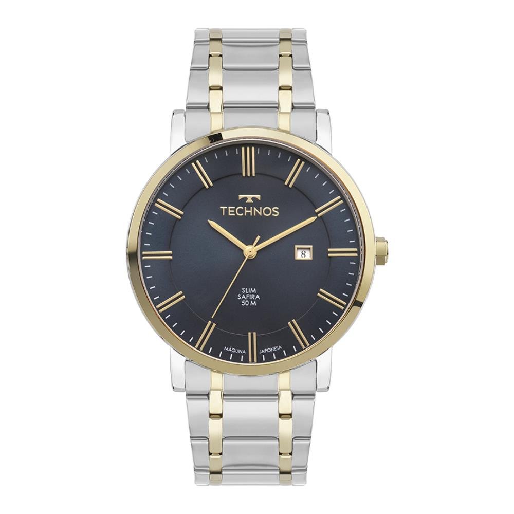 Relógio Technos Masculino Ref: Gm10yx/1a Slim Bicolor Multicores 1