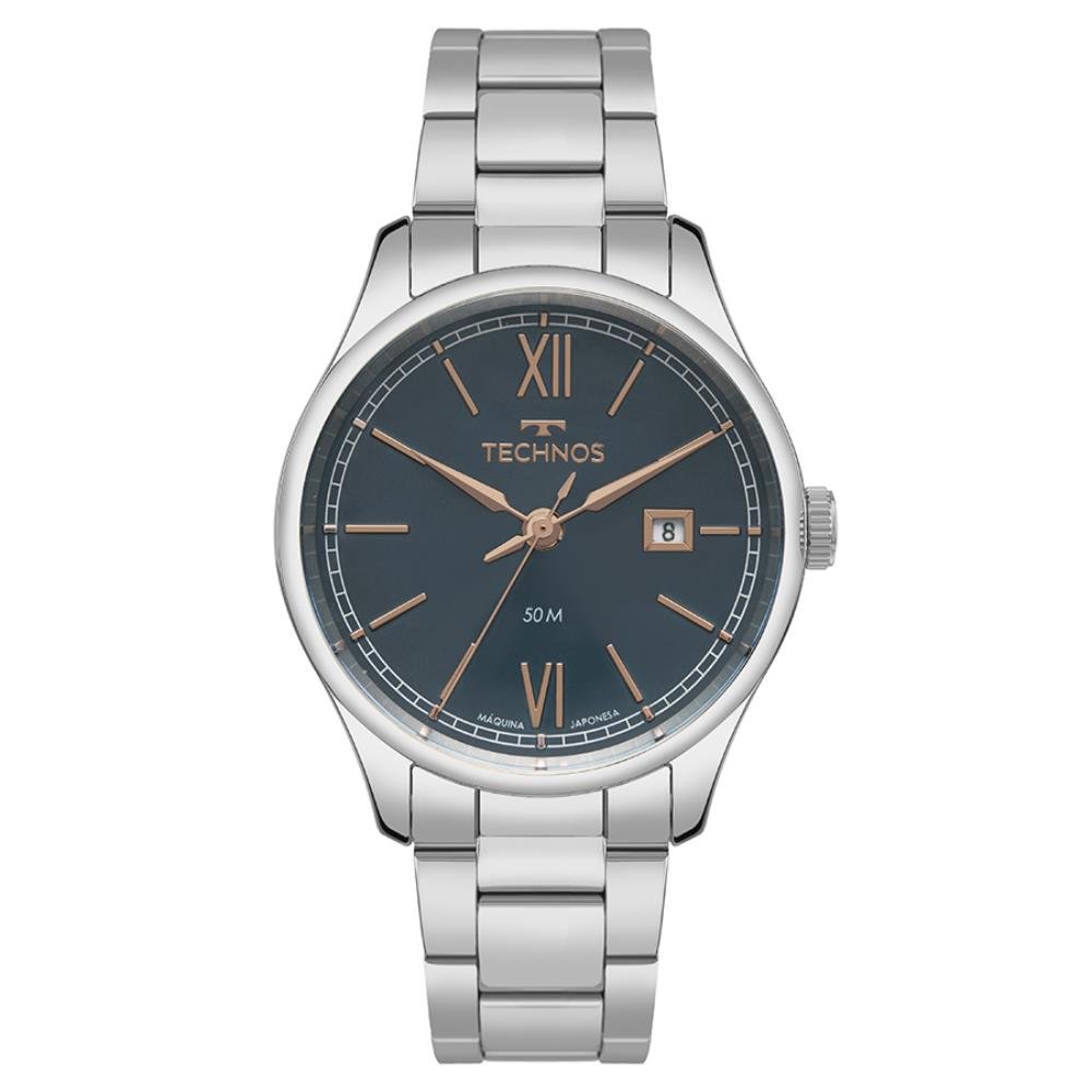 Relógio Technos Masculino Ref: 2115tyl/1a Classic Prateado Prata 1