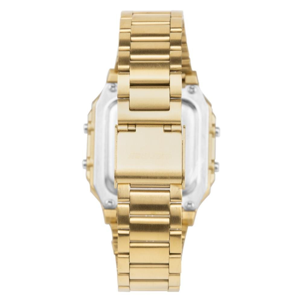 Relógio Mormaii Masculino Ref: Mo04001a/7d Vintage Digital Dourado Dourado 2