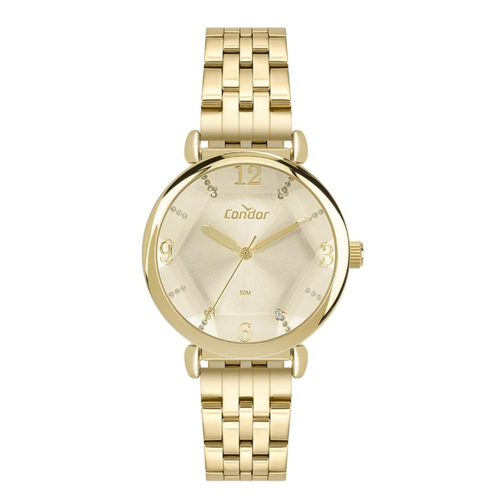 Relógio Condor Feminino Ref: Co2035njq/4x Fashion Dourado Dourado 1