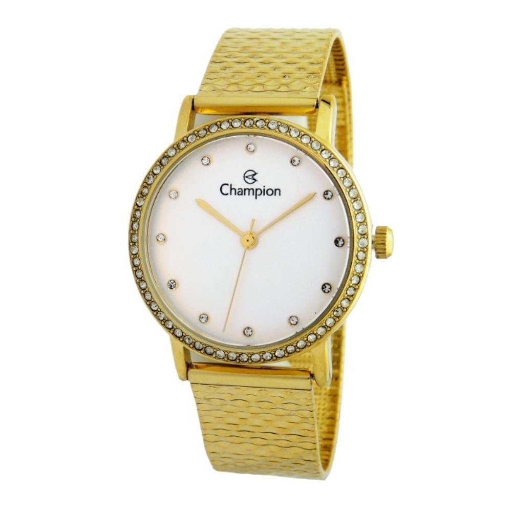 Relógio Champion Feminino Ref: Cf24233h Casual Dourado Dourado 1