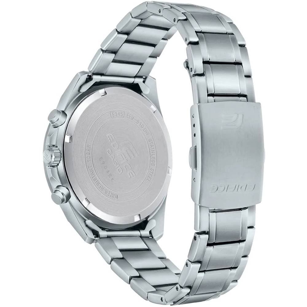 Relógio Casio Masculino Ref: Efv-610d-3cvudf Edifice Cronógrafo Prateado Prata 3