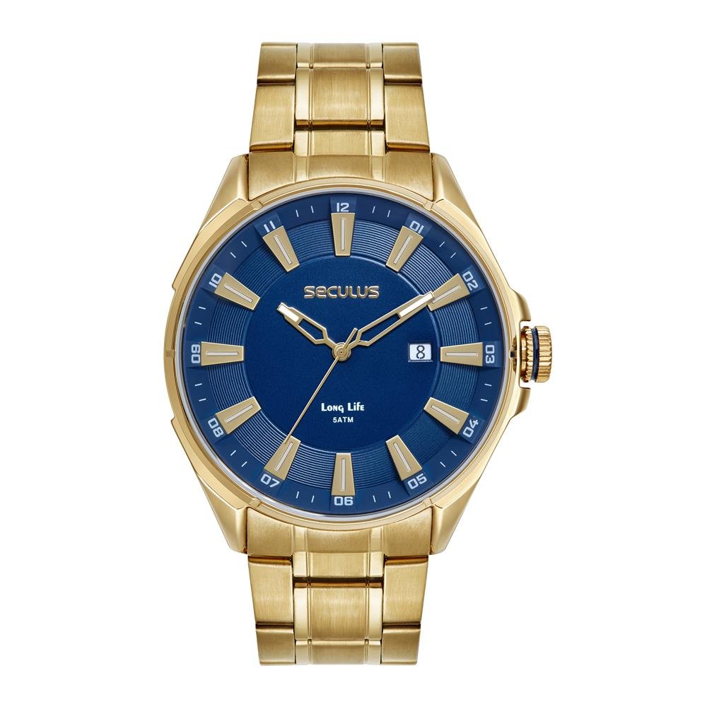 Relógio X-Watch Masculino Ref: Xmgs1044 D2kx Casual Dourado Dourado