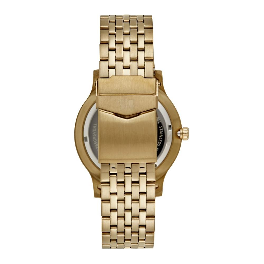 Relógio Seculus Masculino Ref: 44265gpsvda1 Social Dourado Dourado 3