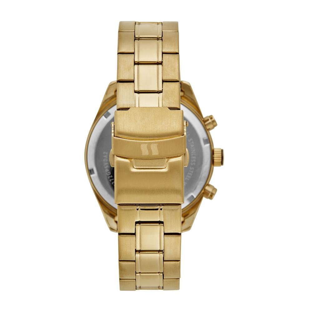 Relógio Seculus Masculino Ref: 44272gpsvda2 Cronógrafo Dourado Dourado 3
