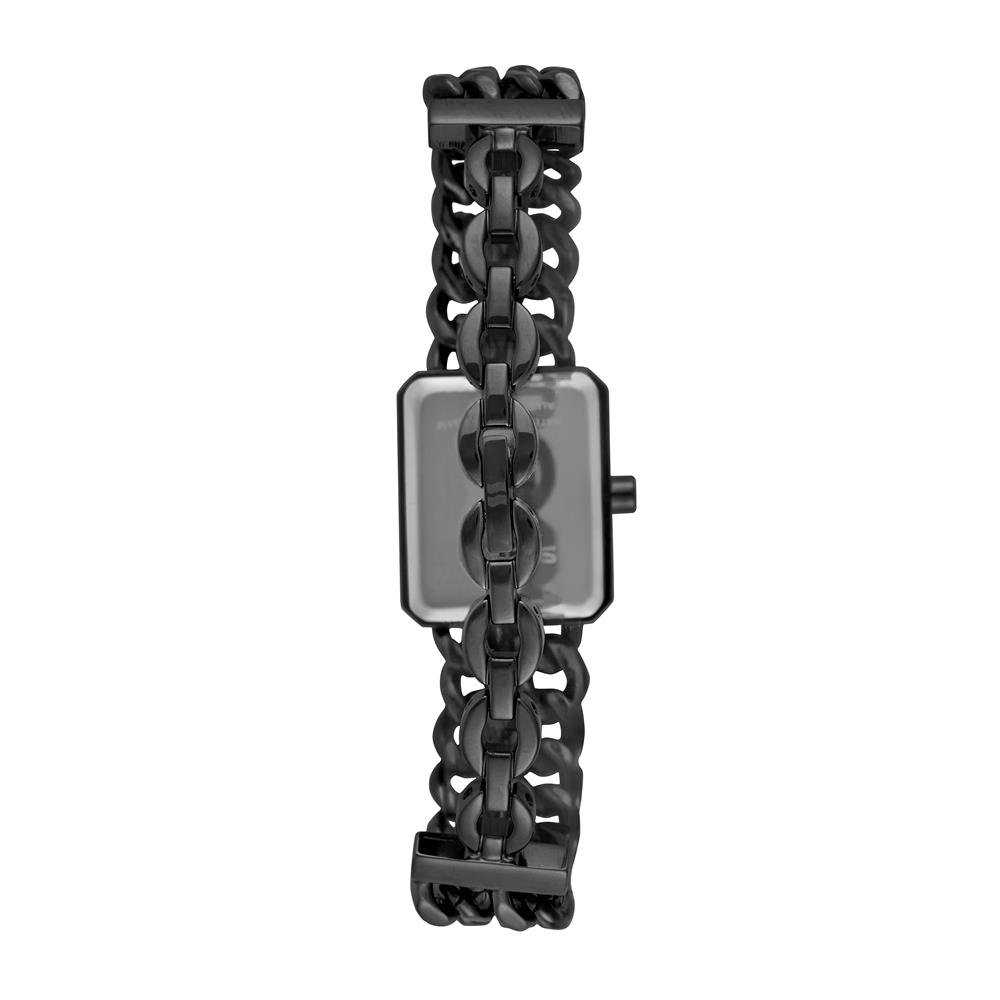 Relógio Seculus Feminino Ref: 23735lpsvpa2 Retangular Bracelete Black Preto 2