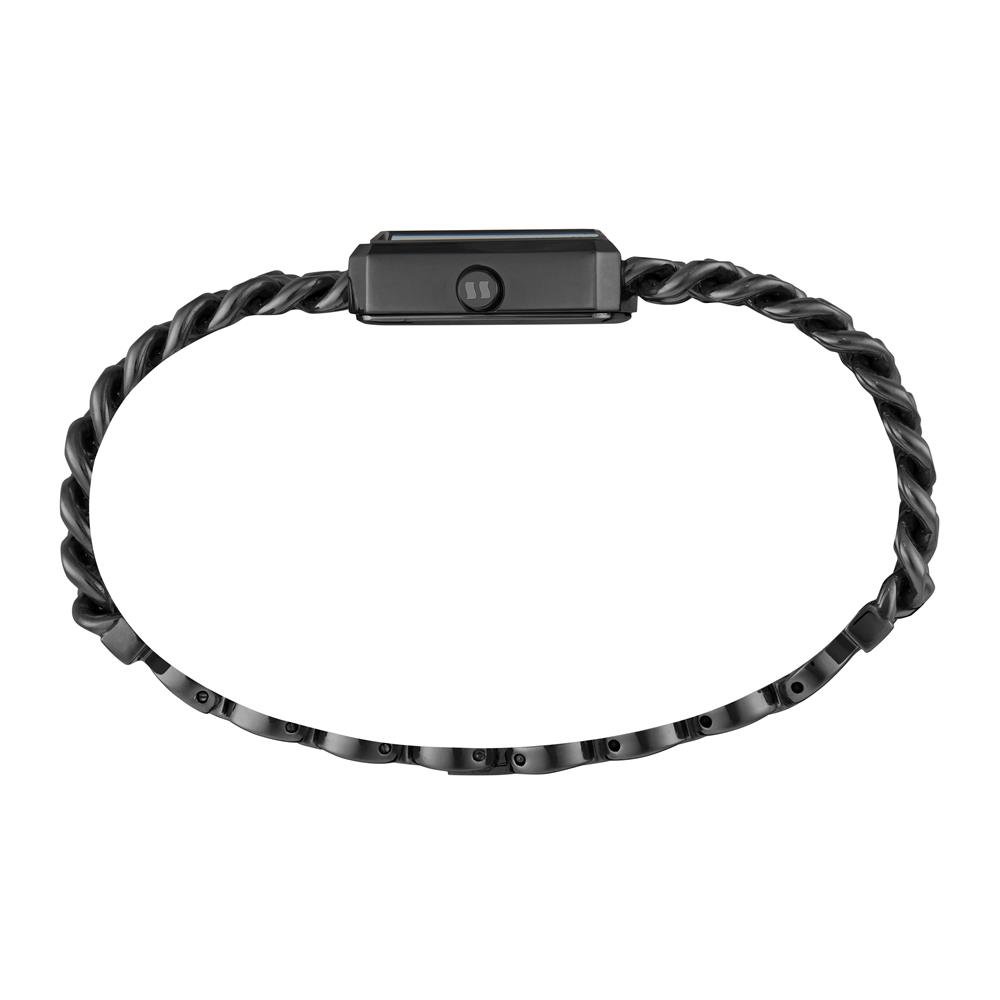 Relógio Seculus Feminino Ref: 23735lpsvpa2 Retangular Bracelete Black Preto 4