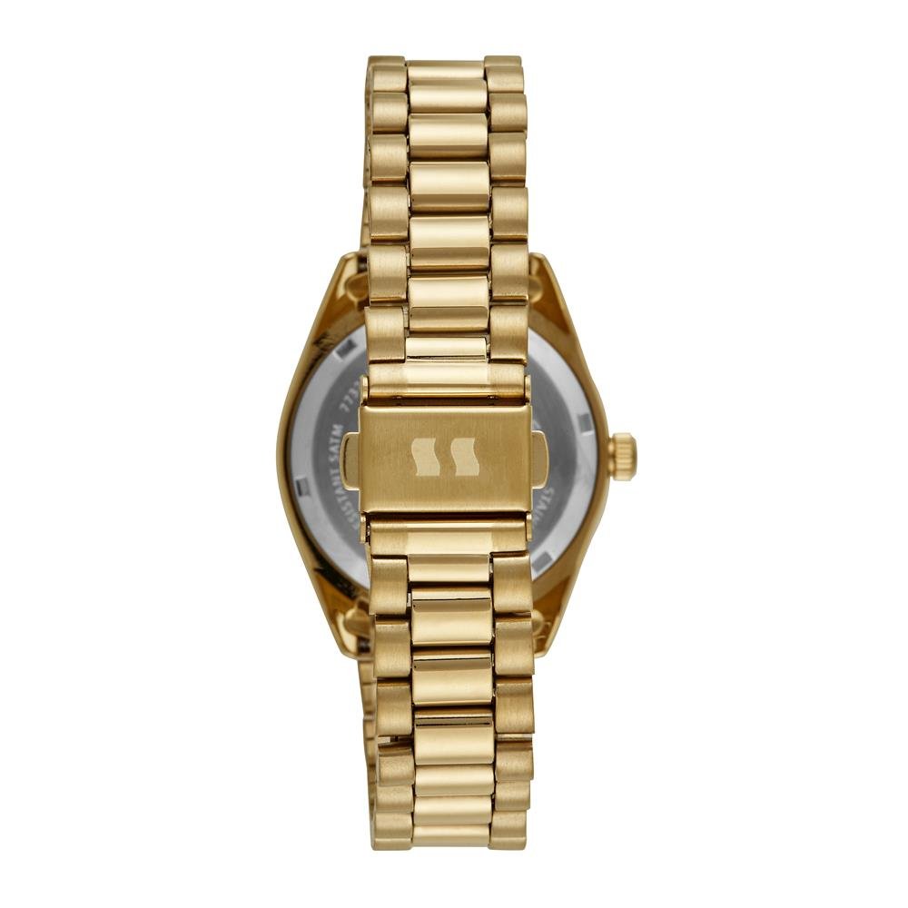 Relógio Seculus Feminino Ref: 77323lpsvda1 Clássico Aço Dourado Dourado 2