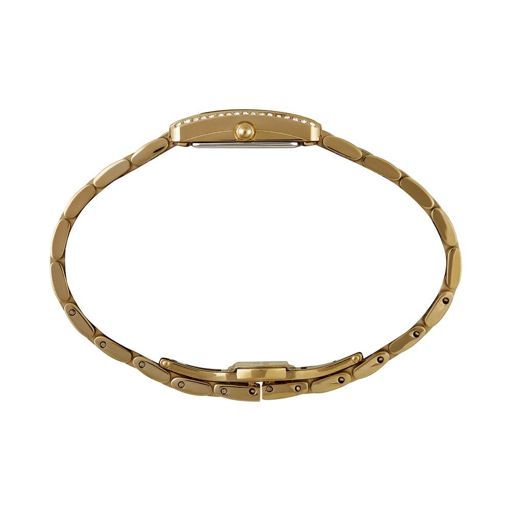 Relógio Seculus Feminino Ref: 77324lpsvda1 Retangular Aço Dourado Dourado 4
