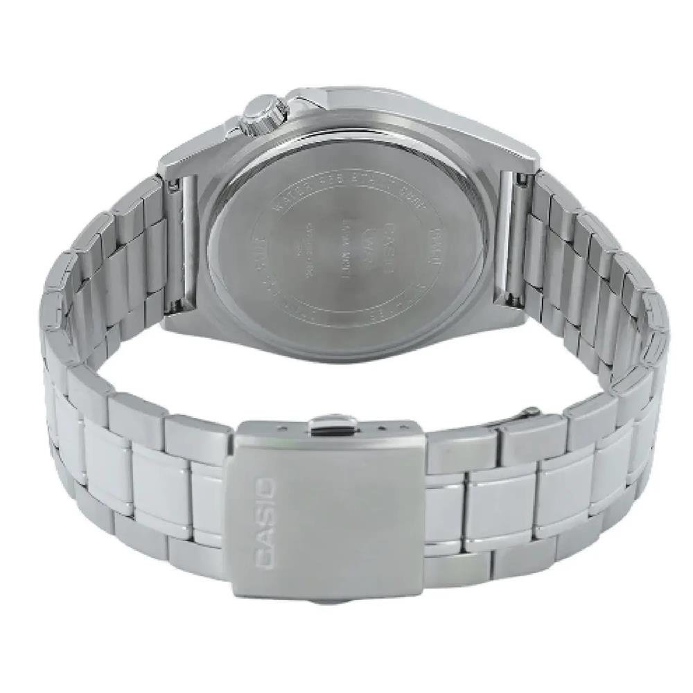 Relógio Casio Masculino Ref: Mtd-135d-2avdf Esportivo Prateado Prata/Azul 2