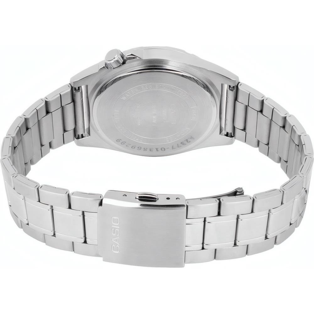 Relógio Casio Masculino Ref: Mtd-135d-3avdf Esportivo Prateado Prata/Verde 2