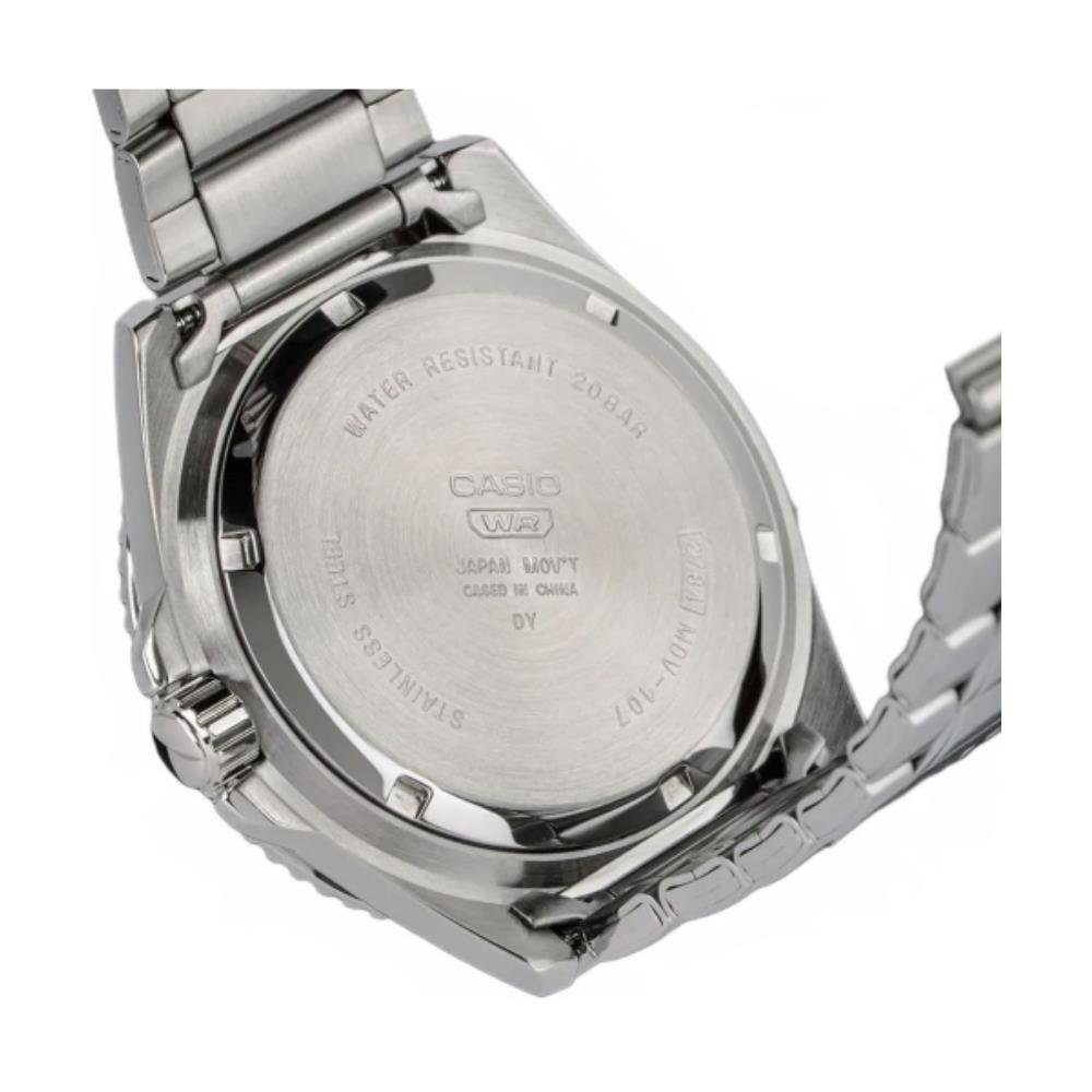 Relógio Casio Masculino Ref: Mdv-107d-5avdf Duro Diver Prateado Prata/Marrom/Preto 2