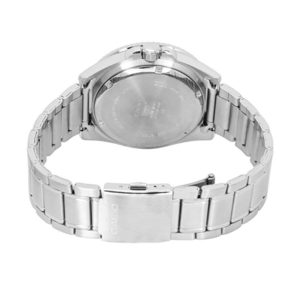 Relógio Casio Masculino Ref: Mdv-107d-5avdf Duro Diver Prateado Prata/Marrom/Preto 3