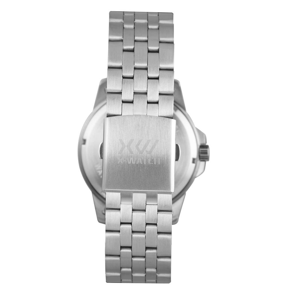 Relógio X-Watch Masculino Ref: Xmss1064 P2sx Casual Prateado Prata 2