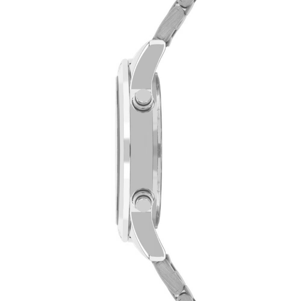 Relógio Euro Feminino Ref: Euds8054aj/4k Led Espelhado Prateado Prata 2