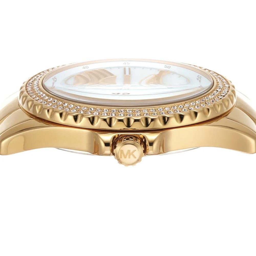 Relógio Michael Kors Feminino Ref: Mk7401/1dn Fashion Dourado Dourado 4