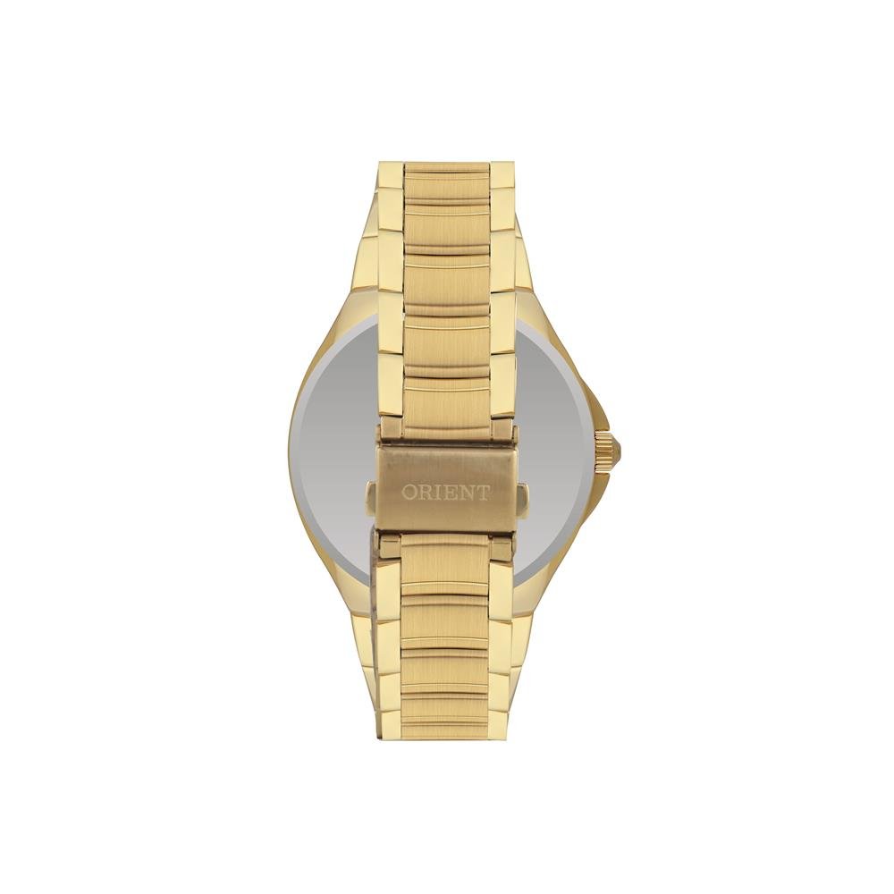 Relógio Orient Masculino Ref: Mgss1287 G1kx Social Dourado Dourado 2