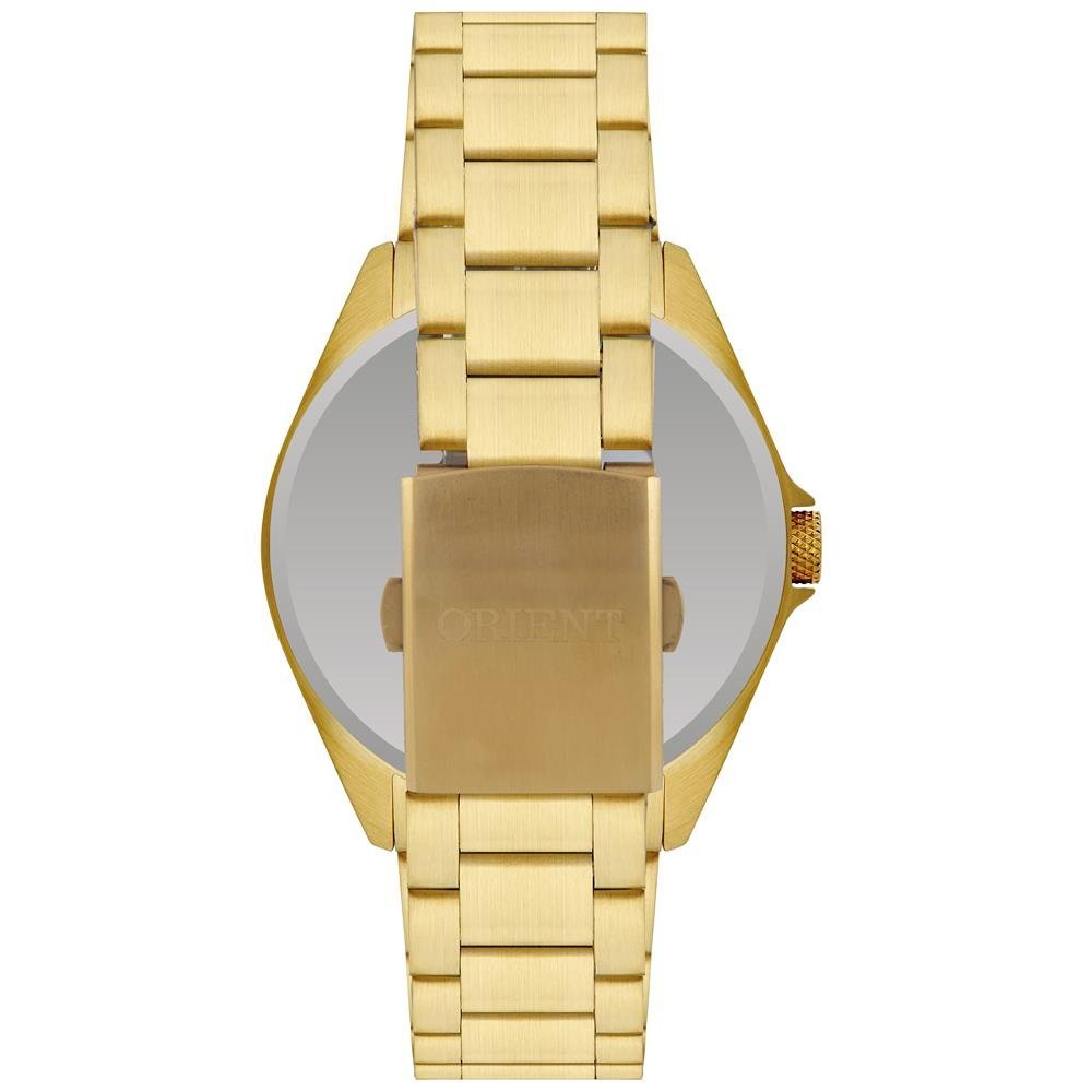 Relógio Orient Masculino Ref: Mgss1285 P2kx Solar Dourado Dourado 2