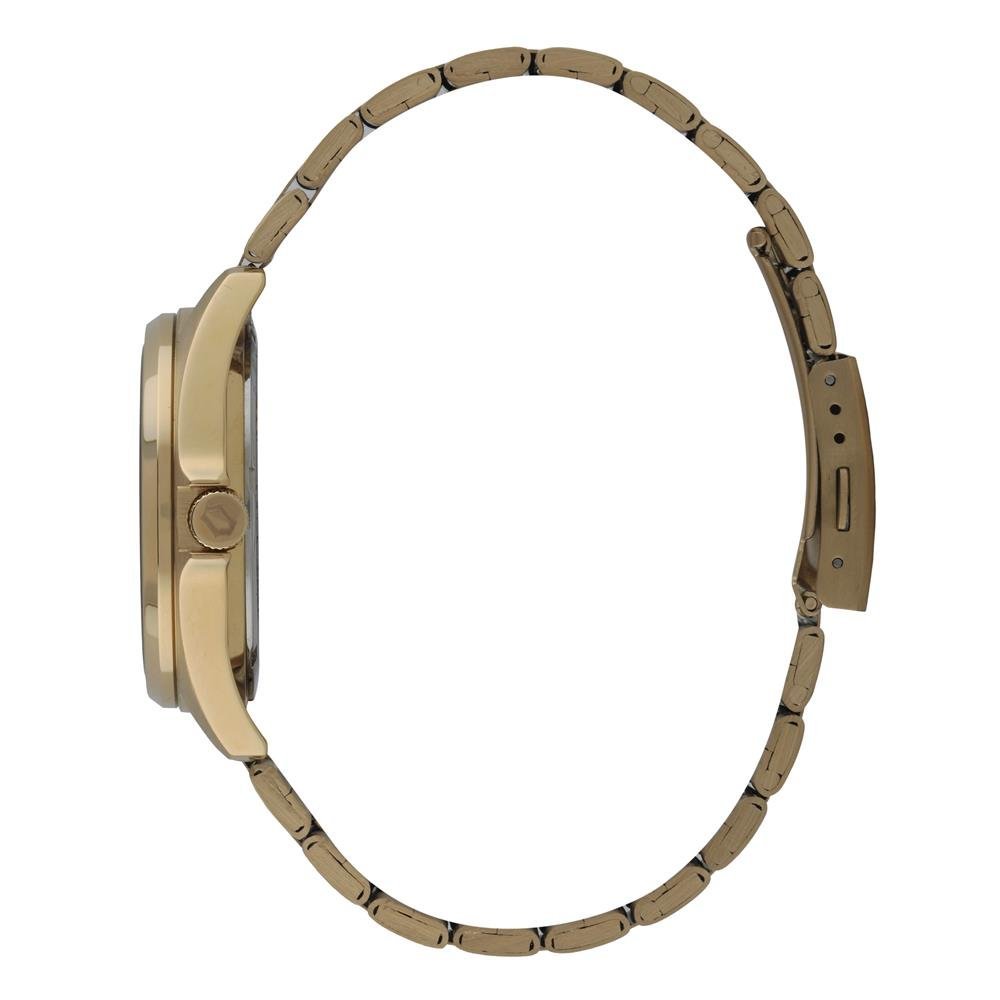 Relógio Orient Masculino Ref: Mgss1285 P2kx Solar Dourado Dourado 3
