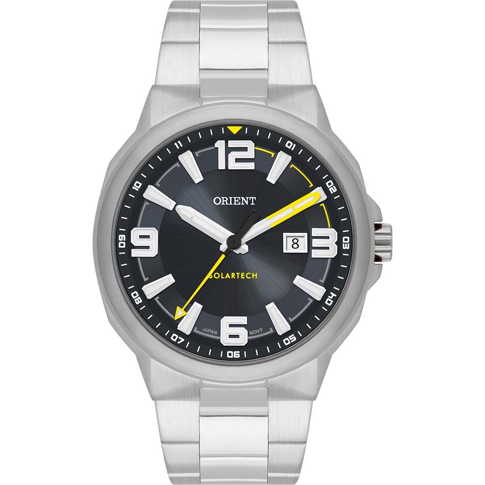 Relógio Orient Masculino Ref: Mbss1510 P2sx Solar Prateado Prata 1