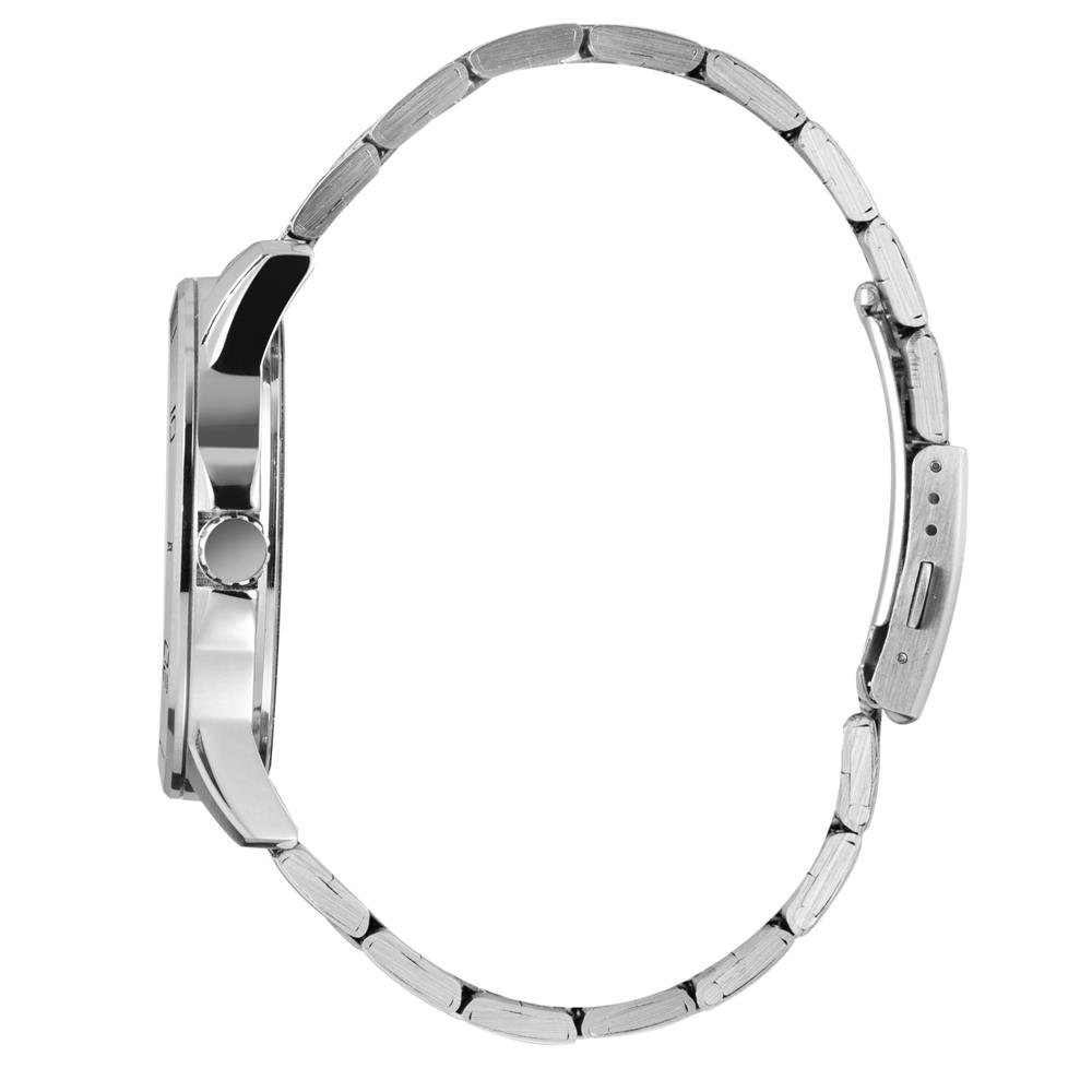 Relógio Lince Masculino Ref: Mrmm011l46 P2sx Casual Preteado Prata 2