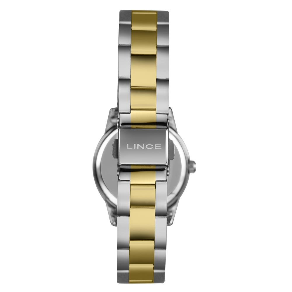 Relógio Lince Feminino Ref: Lrtm032l30 B2sk Social Bicolor Prata/Dourado 3