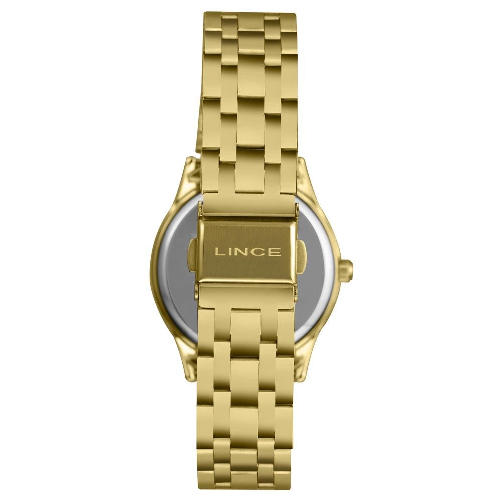 Relógio Lince Feminino Ref: Lrgm041l34 C2kx Casual Dourado Dourado 3
