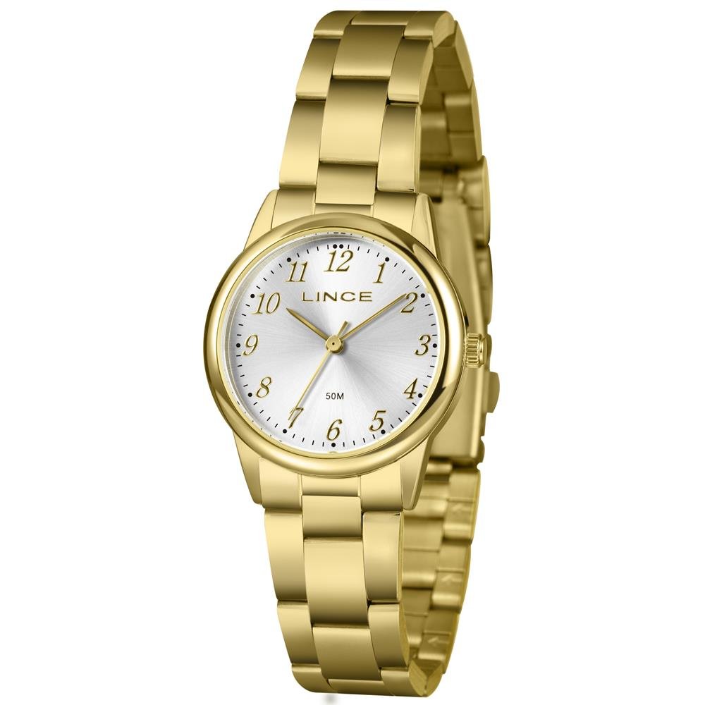 Relógio Lince Feminino Ref: Lrgm032l30 S2kx Social Dourado Dourado 1