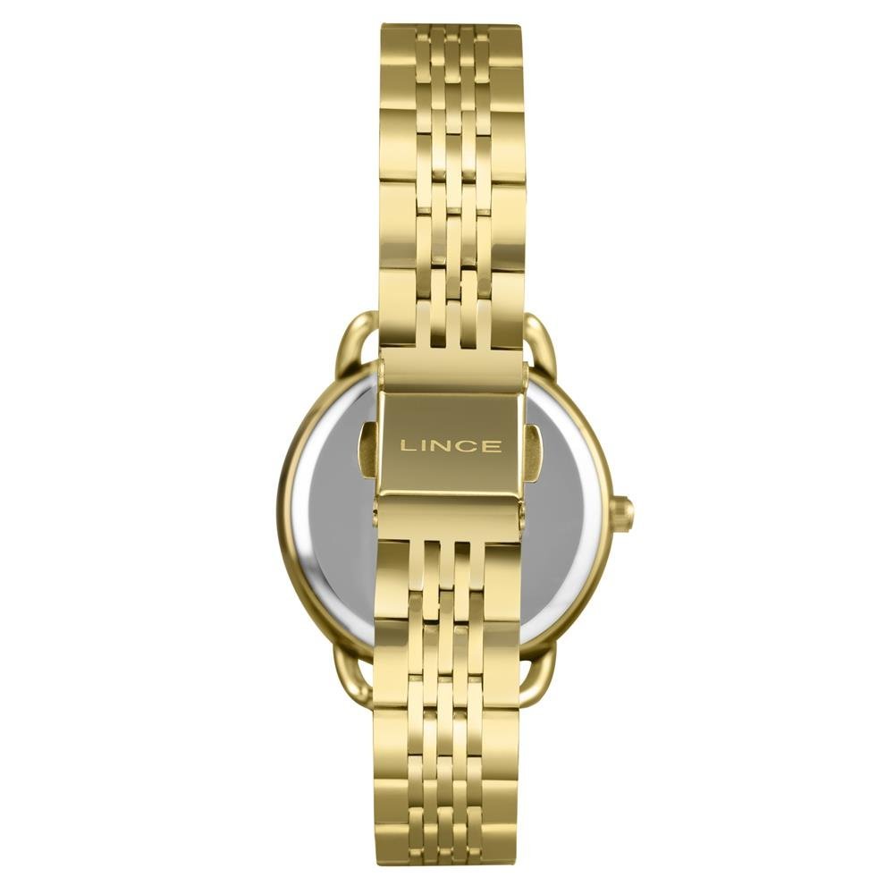 Relógio Lince Feminino Ref: Lrgm028l36 B2kx Casual Dourado Dourado 3