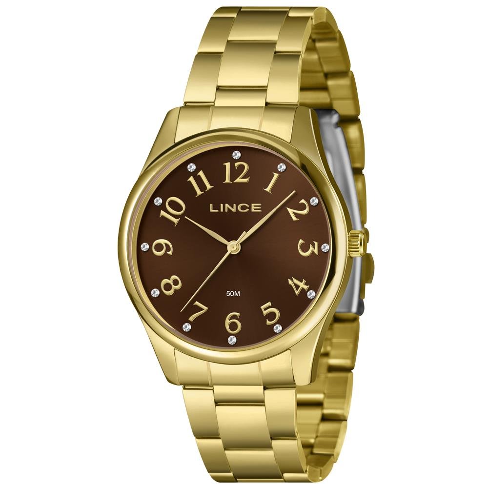 Relógio Lince Feminino Ref: Lrgj177l40 N2kx Casual Dourado Dourado 1