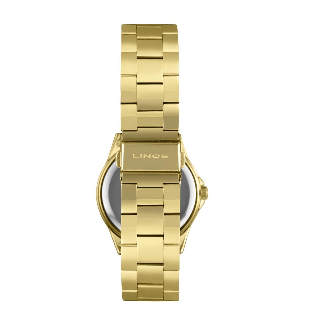Relógio Lince Feminino Ref: Lrgj179l38 C2kx Casual Dourado Dourado 2