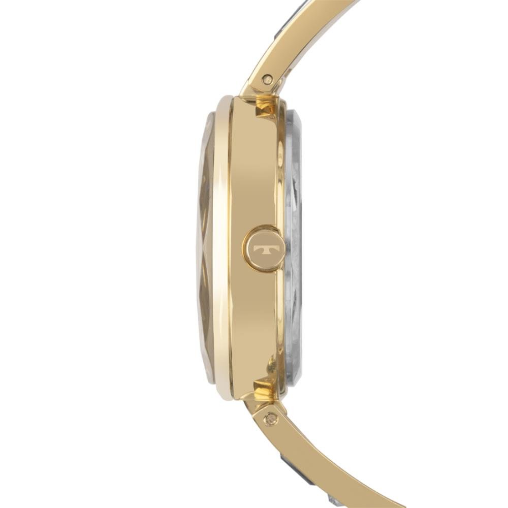 Relógio Technos Feminino Ref: 2036nav/1k Bracelete Dourado Dourado 3